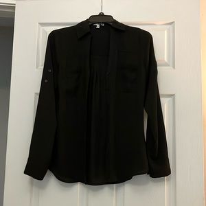 Sheer long sleeve Express Button Down